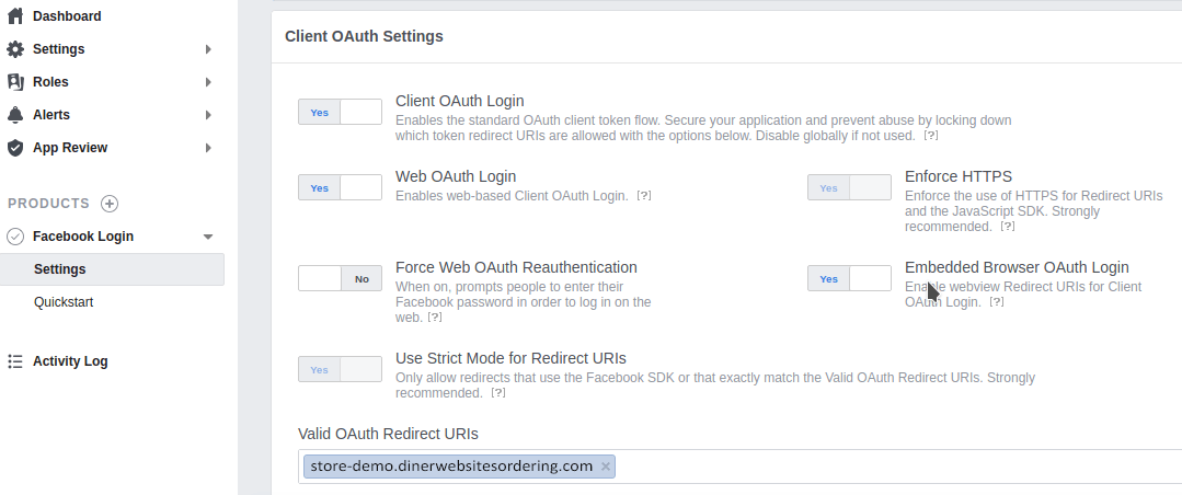 Facebook App
