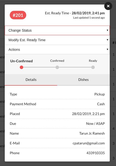 Order Details